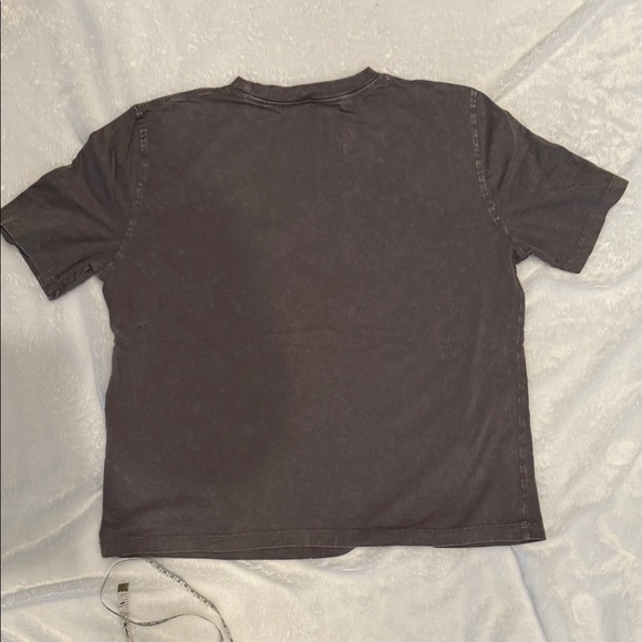 Zara Dark Gray Short Sleeve Tee - Picture 5 of 5
